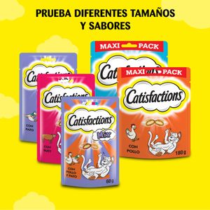 Snacks para Gatos Catisfaction de Salmón