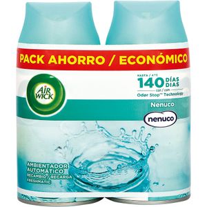 AIR WICK AMBIENTADOR RECAMBIO AIRE FRESCO 70 DÍAS [PACK DE 4