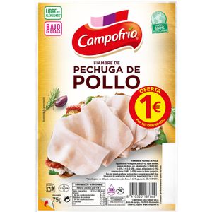 Fiambre Pechuga Pollo B/G Lonchas CAMPOFRÍO