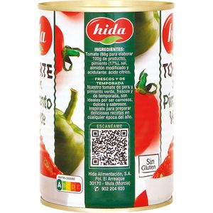Tomate con Pimiento Verde Lata