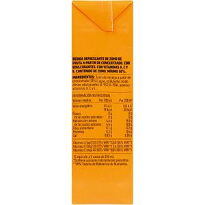 Bebida de Naranja Sin Azúcares Añadidos