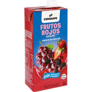 CONSUM Bebida Frutos Rojos Sin Azúcares Añadidos