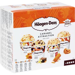 Tarrinas Caramel Attraction P-4 x 95Ml.