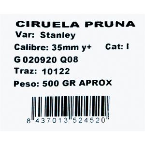 Ciruela Pruna Tarrina
