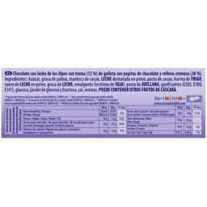 Segunda imagen del producto Chocolate con Chips Ahoy de la marca MILKA