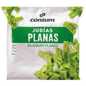 judías verdes planas