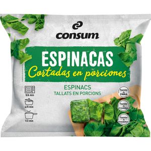 Espinacas Cortadas
