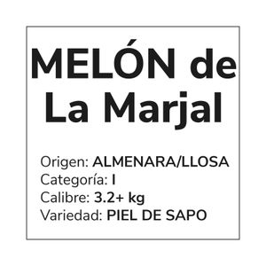 Melón de la Marjal Entero