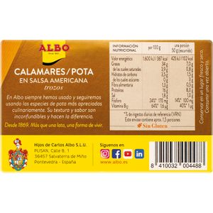 Calamares en Salsa Americana