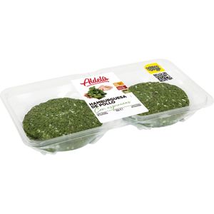 Hamburguesa Pollo y Espinacas