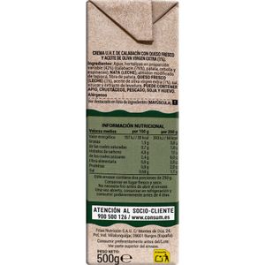 Crema de Calabacín Brik