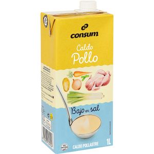CONSUM Caldo de Pollo Bajo en Sal Brik