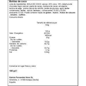 Segona imatge del producte Boletes de Coco de la marca LA ESTEPEÑA