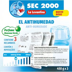 Sec-2000 La Levantina Anti Humedad Recambio Elimina la humedad