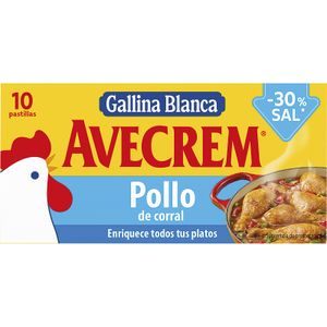 Avecrem Pollo 30% menos de Sal