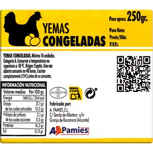 Yemas de Gallina Nutrave/Pamies
