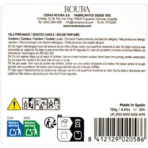 Segona imatge del producte Got Perfumat Gesmil de la marca CERAS ROURA