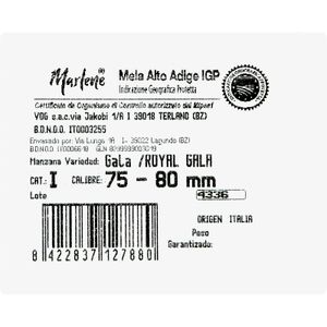 Segona imatge del producte Poma Royal Gala Marlene Safata
