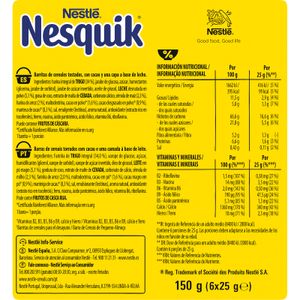 Barrita Nesquik 6U