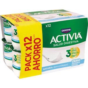 Activia 0% Natural Edulcorado Pack 12 ud.