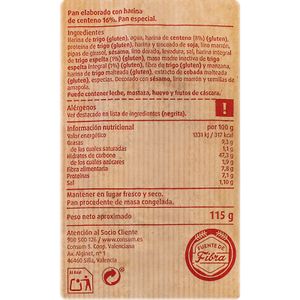 Bocata Centeno 16%