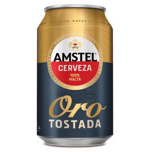 AMSTEL ORO Cerveza Tostada Lata