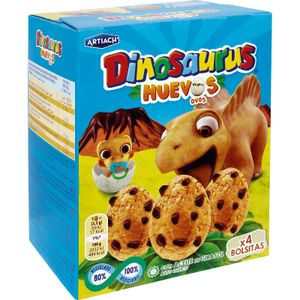 ARTIACH Galletas Dinosaurus Huevos Caja 4 Packs
