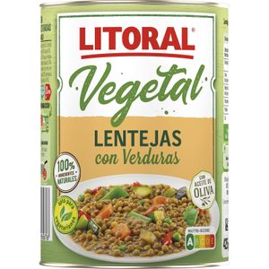 Lentejas con Verduras Lata LITORAL