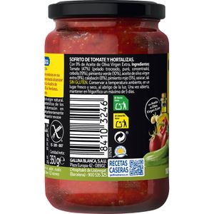 Sofrito de Tomate y Verduras Frasco