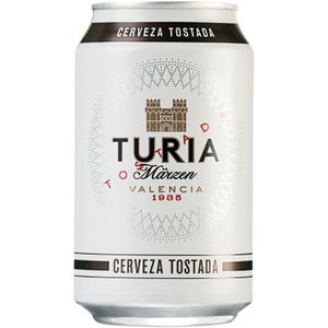TURIA Cerveza Tostada Lata