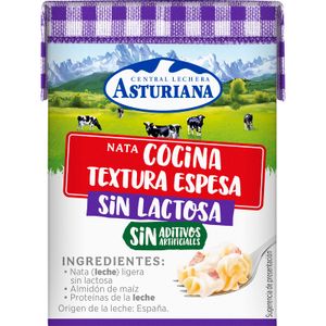 Imagen del producto Nata para Cocinar Sin Lactosa Minibrik de la marca ASTURIANA