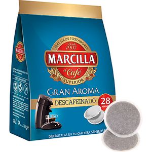 Café Senseo Descafeinado Monodosis MARCILLA