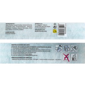 Segunda imagen del producto Esponja de Baño Desechable Jabonosa de la marca GREEN NATURE