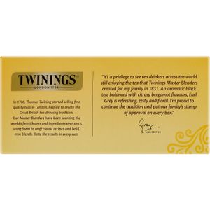 Té Earl Grey 25 Bolsitas