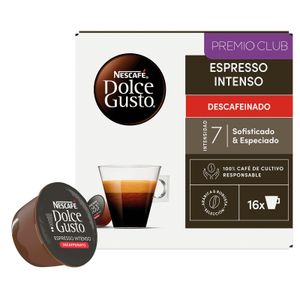 Café Descafeinado Intenso Cápsulas DOLCE GUSTO