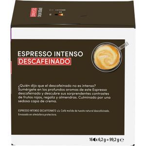 Café Descafeinado Intenso Cápsulas
