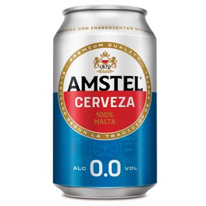 AMSTEL Cerveza 0,0% Lata