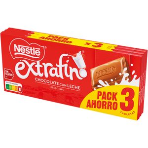 Chocolate con Leche Extrafino Pack NESTLE