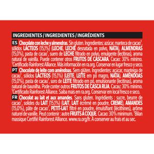 Sexta imagen del producto Chocolate Extrafino con Almendras de la marca NESTLE