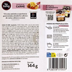 Gyoza de Carne al Vapor