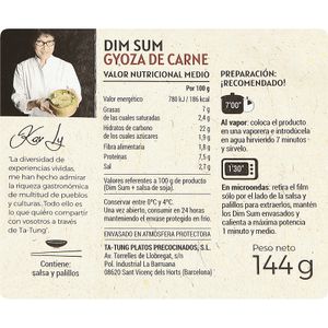 Gyoza de Carne al Vapor