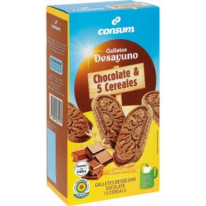 Comprar Galleta 5 cereales con choco 0 en Supermercados MAS Online