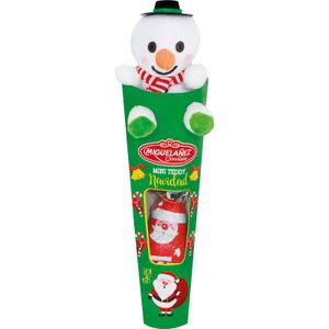 Cono con Golosinas y Muñeco de Navidad