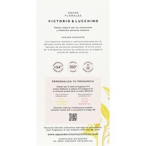 Tercera imatge del producte Colònia Nº1 Tarongina Aigües de V&L de la marca V&L