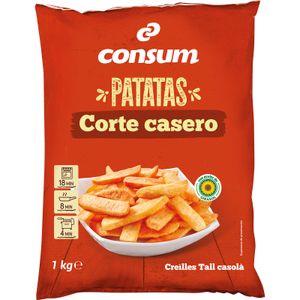 PRODUCTO ALCAMPO Patatas prefritas y ultracongeladas, con corte