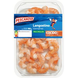 Cola de Langostino Pelado y Cocido