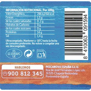 Cola de Langostino Pelada y Cocida