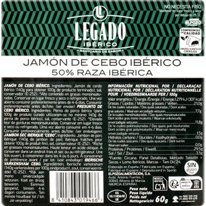 Segona imatge del producte Pernil Engreix 50% Raça Ibèrica de la marca LEGADO