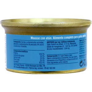 Comida Húmeda Gatos Mousse Atún