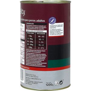 Comida Húmeda Perros Paté Rico en Buey